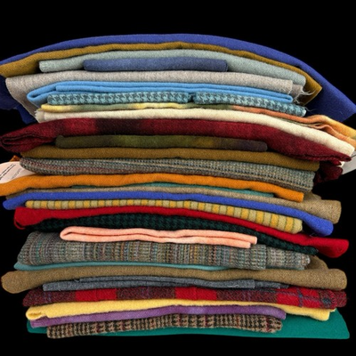#ad Lot Wool For Crafts 5.5 Pounds Vintage for Rug Hooking Sewing Nice Colors $61.99