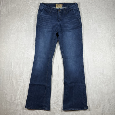 Dear John American Standard Womens 28 (29x30) Modern Luxury Blue Jeans Straight