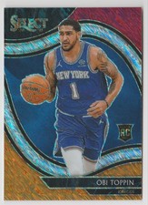 Obi Toppin 2020-21 Panini Select Courtside Red White Orange RC Rookie #293 New