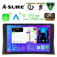 6+128G Android 15 Autoradio  Navi DAB+ Kamera GPS Für VW T5 Multivan Transporter