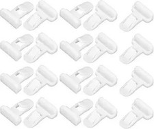 20 Pcs Durable Nylon White Front Rear Fender Bumper Spoiler Retainer Clips