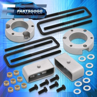 For 05-23 Toyota Tacoma Silver 2'' Front 2.5'' Rear Full Leveling Lift Kit Spacers