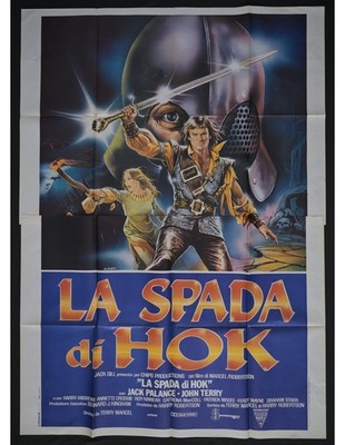 manifesto LA SPADA DI HOK Hawk the Slayer Terry Jack Palance A515