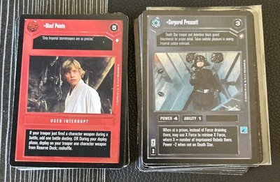 Star Wars CCG Special Edition Dark Side You Pick Card Complete Your Set