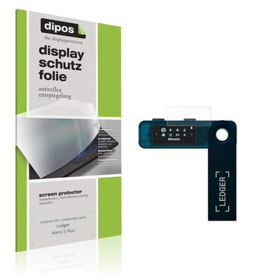 4x Schutzfolie matt für Ledger Nano S Plus Displayschutzfolie Folie Display
