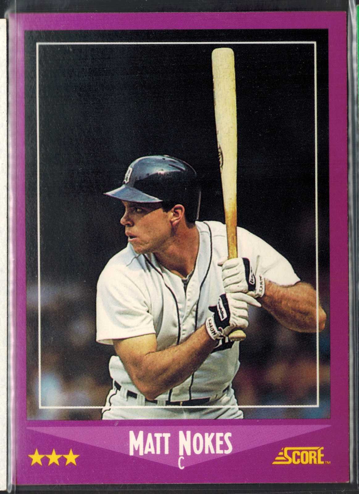 1988 Score ~ Matt Nokes 15 Rookie *Free Same Day Ship **BOGO