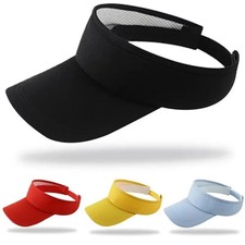 Breathable Men's and Women's Sports Hats with Visor Adjustable Cotton Baseball C