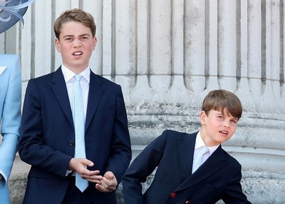 PRINCE GEORGE & LOUIS @ TROOPING THE COLOUR 2026 FRIDGE MAGNET 4.75'' X 3.5''