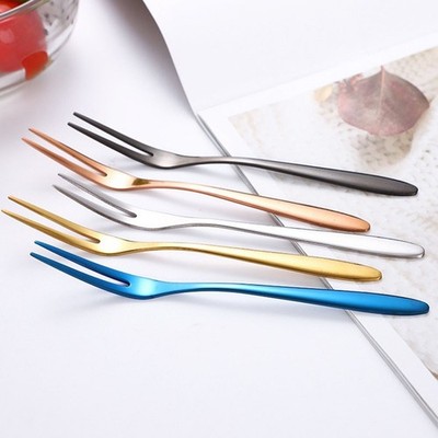 Dauerhaft Nützlich Obstgabel Nachtisch Picknick 6pcs Bar 304 Edelstahl