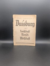 Antikes Buch "Duisburg - Landschaft Mensch Wirtschaft" - 1937
