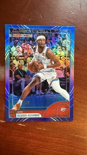 2025-26 Topps Shai Gilgeous-Alexander NBA HOOPS Blue and Purple /199 OKC