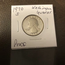 1970 S Washington Quarter Proof