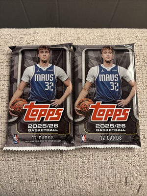 #ad 2025 26 Topps NBA Black Friday Target Exclusive Blackout 2x Sealed Packs $17.99
