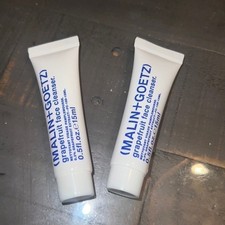 Malin Goetz Grapefruit Face Cleanser 0.5oz 15ml Travel Size Set of 2 New