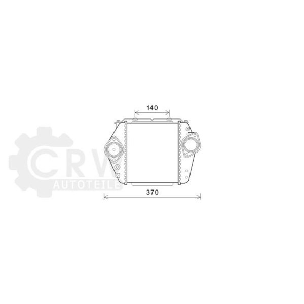 LadeluftküHler LuftgeküHlt Aluminium FüR Mazda 6 Kombi GH Hatchback-image