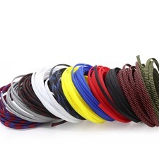 PET Expandable Wire Cable Sleeving Sheathing Braided Loom Tubing 8mm 10mm Width