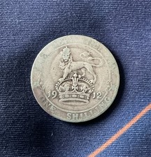 1912 King George V Silver 0.925 ONE SHILLING