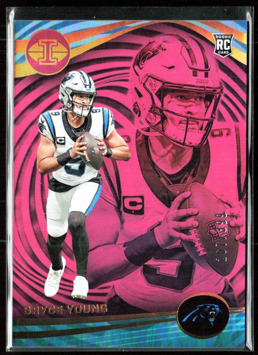 Bryce Young 2023 Panini Illusions Pink RC /399 #15 Carolina Panthers