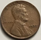 1932 Lincoln Wheat Cent Philadelphia Mint Low Mintage Depression Era JC1460
