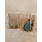 NEW Handmade Teal Boho Chic Large Earrings, 2 Pairs — photo 2