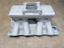 Offenhauser 429 460 Bbf Single Quad Tunnel Ram Intake Manifold Big Block Ford