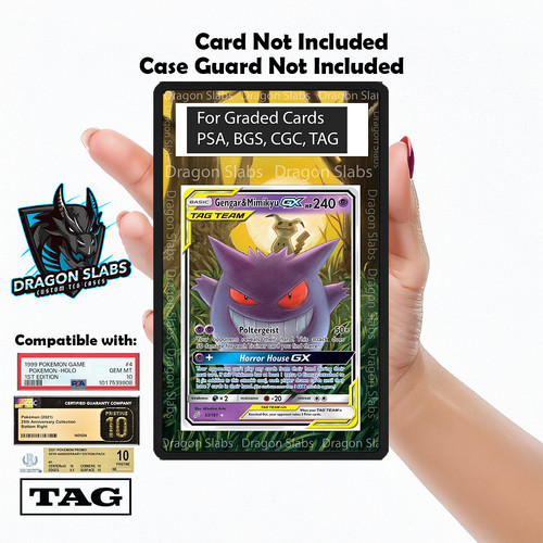 Gengar & Mimikyu GX 53/181 Team Up PSA BGS CGC TAG Extended Art Pokemon