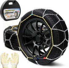 Hkn120 Set Of 2 Snow Chains For Cars Suv Pickups 215 225 235 245 255 265