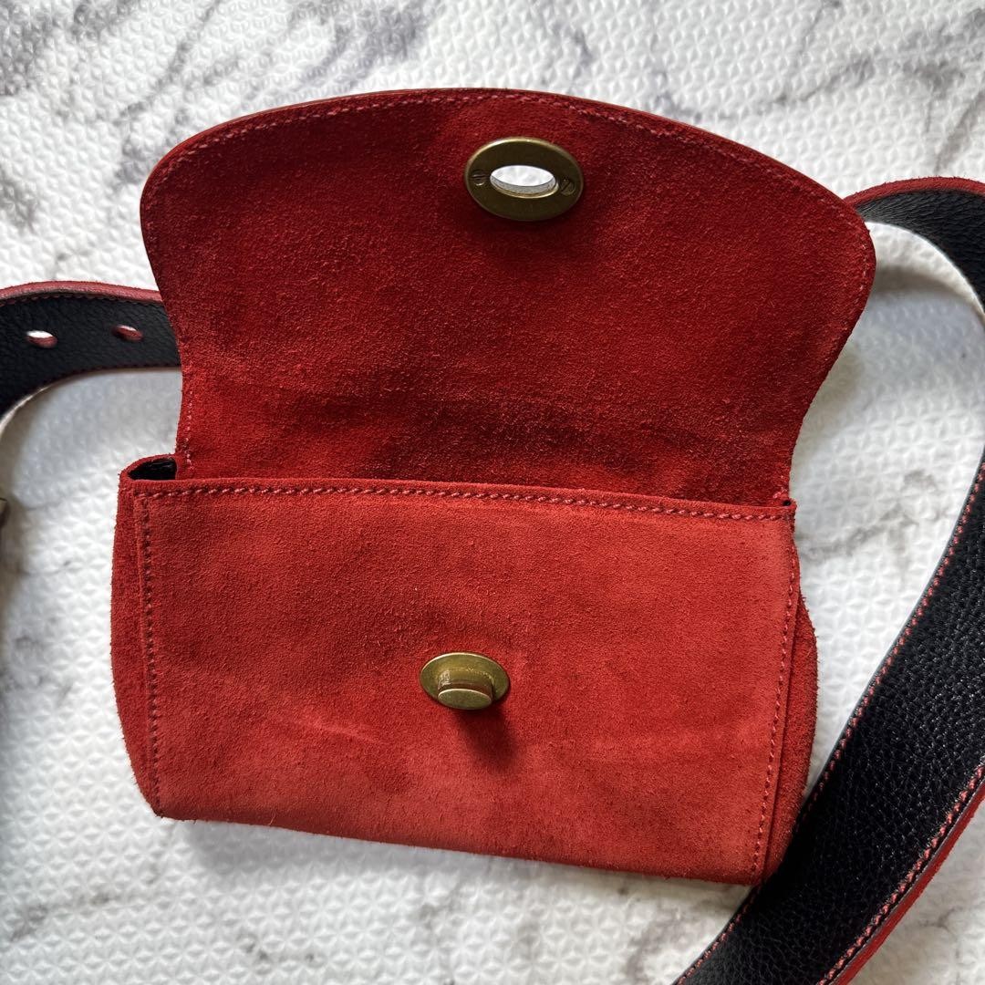 バッグ miumiu suede turn lock waist bag Miu Miu Waist Bag Red Suede Turnlock Women's From Japan Used | eBay