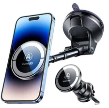【2025 Military-Grade】 for MagSafe Car Mount【Upgraded Strongest Black