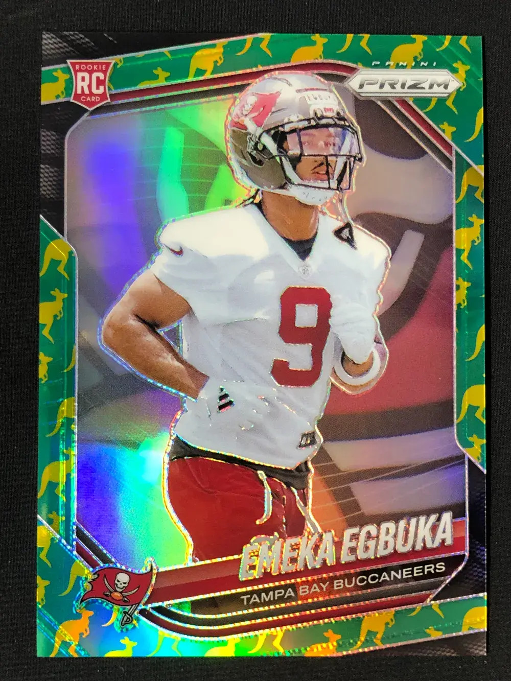 2025 Panini Prizm Rookie Kangaroo #351 Emeka Egbuka /61 RC SSP YT92