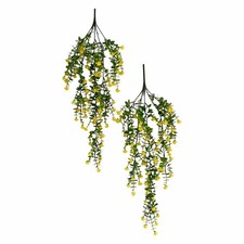 K&uuml;nstliche Eukalyptus-Ranke pflegeleicht h&auml;ngende Kunstblumen-Girlande f&uuml;r Caf&eacute;