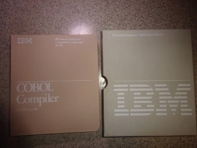 IBM Cobol Compiler Two 5.25 low density diskettes