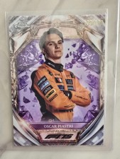 Oscar Piastri #/199 2025 Topps Chrome Formula 1 Purple Mini-Diamond Refractor