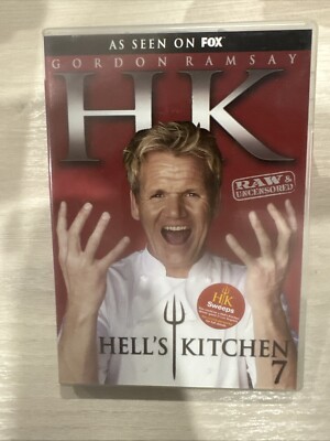 Hell's Kitchen: Season 7 - DVD Seven Gordon Ramsey (4-Disc Set) TV Show Free Shi