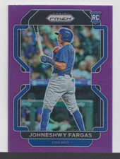 JOHNESHWY FARGAS : MLB - 2022 - PANINI  PRIZM  PURPLE T2  RC - CARD No # 144