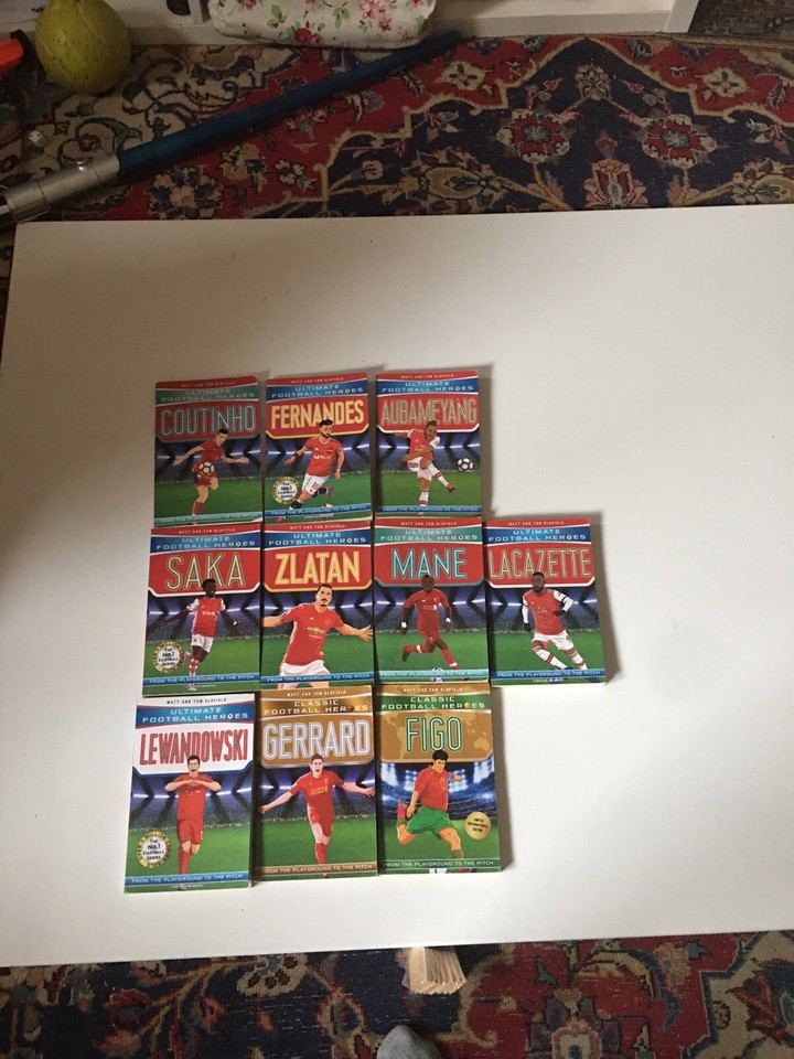 Ultimate Football Heroes Books Set bundle Inc Saka, Fernandes