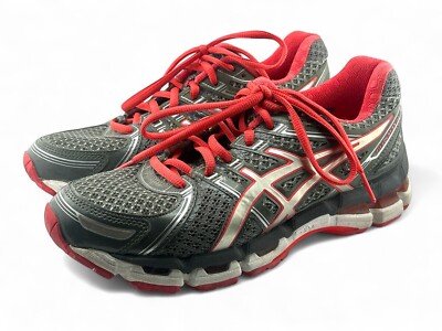 Asics Gel Kayano 19 Women's Running Shoes Sneakers Size Pink Gray