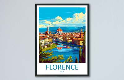 Florenz Reisedruck Wandbild Florenz Italien Wandbehang Wohndeko Flore