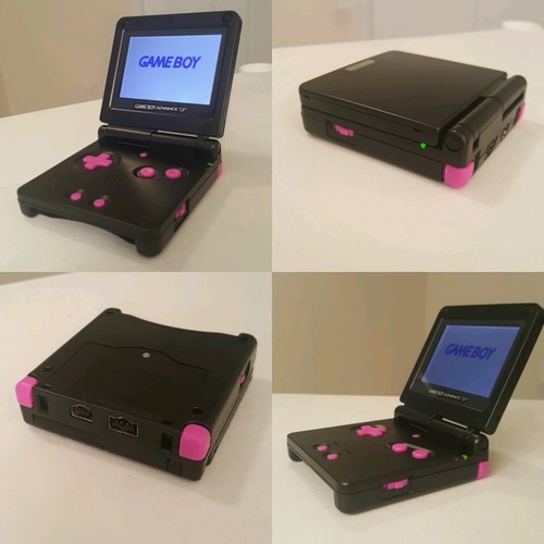 nintendo gameboy advance sp gba sp system ags 101 custom mint