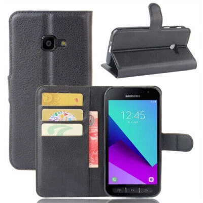 Étui Pour Samsung Galaxy Xcover 4 Housse Couverture Portefeuille - Photo 1/4