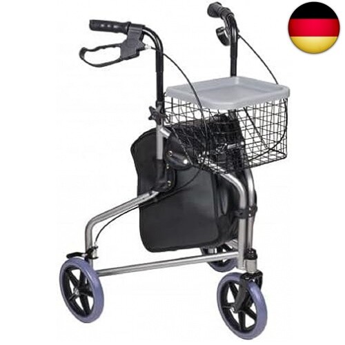 Antar Dreirad Rollator – Ultraleichter Aluminium-Rollator, Klappbar, Bis 135 Kg