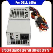 For Dell OPTIPLEX 390 790 990 3010 7010 9010 DT 250W Power Supply D250AD-00