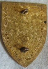 IN21394 - Insignia 1St Infantry Division, Painted Lion, Guilloché Back, 2 Rings