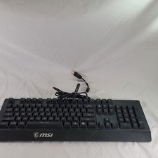 MSI Vigor GK20 GAMING Keyboard, Water Repellent, Static Multi-Color Backlit Keys