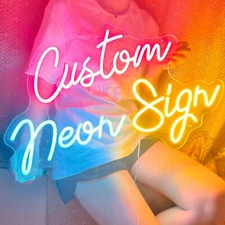 LED Custom Neon Sign Home Decor LED Neon Light Personalized Wedding Gifts Logos