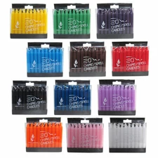 Box of 20 Mini Candles - Choose from 15 Colors! 4" Taper Chime Spell Candle