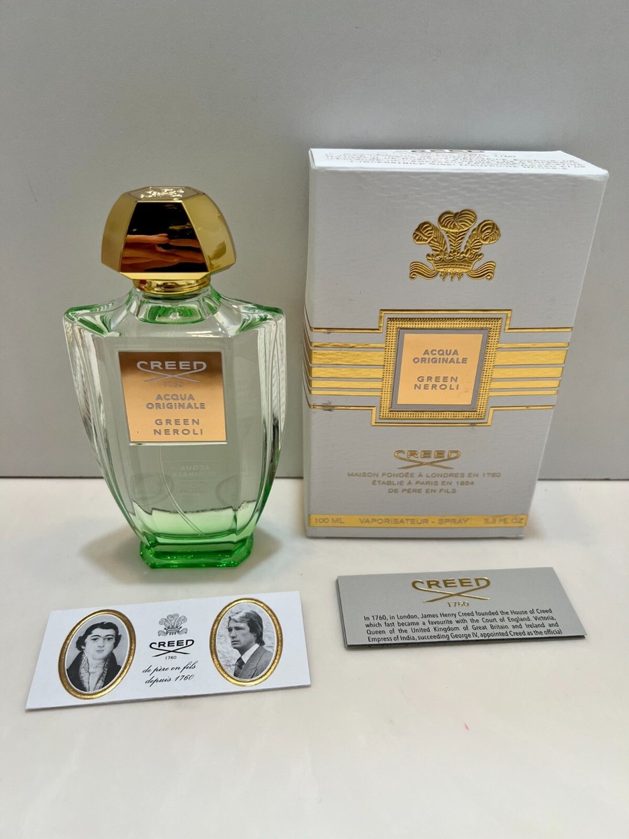 Creed GREEN NEROLI ACQUA ORIGINALE oz 100 ml Eau De Parfum NEW
