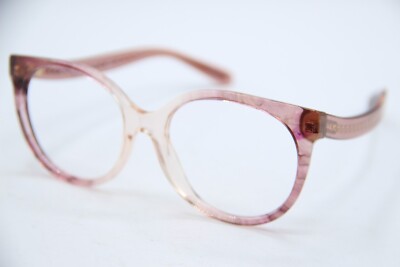 NEW COACH HC8321 C6181 5656U8 TRANSPARENT PINK OMBRE EYEGLASSES 55-18