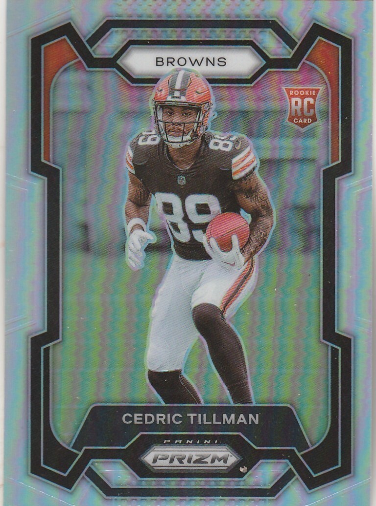 2023 PANINI PRIZM CEDRIC TILLMAN WR BROWNS ROOKIE #321 SILVER PRIZM SP