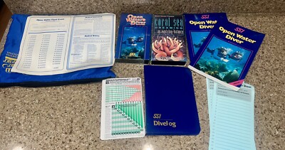 Scuba Diving Lot Scuba Schools International VHS Book instruction training